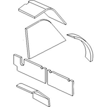 Aftermarket Tan Cab Upholstry Kit K64212
